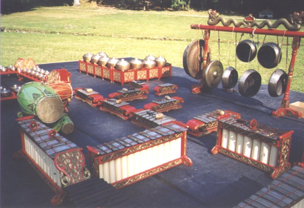 gamelan javanais de l'Ambassade d'Indonésie à Paris