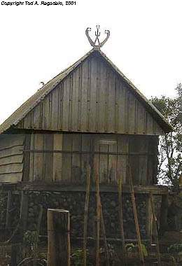 Montagnard (Jarai) Side House, Central Highlands, Vietnam, 2000