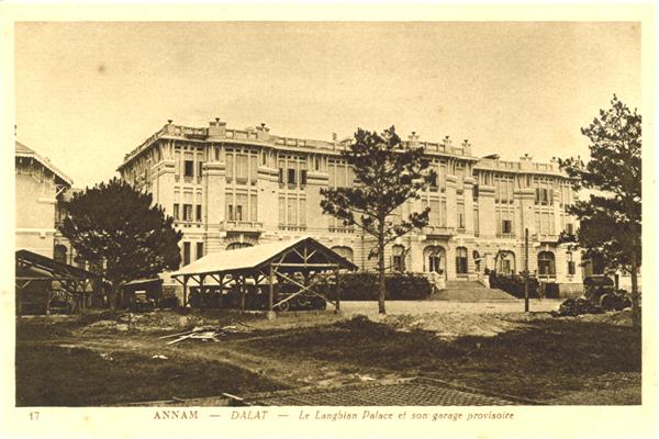 3029 ANNAM - Le Langbian Palace, Façade principale, côté Est