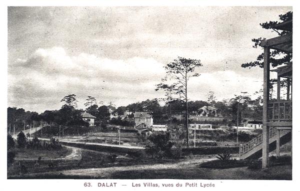 63.   DALAT - Les Villas, vues du Petit Lycée